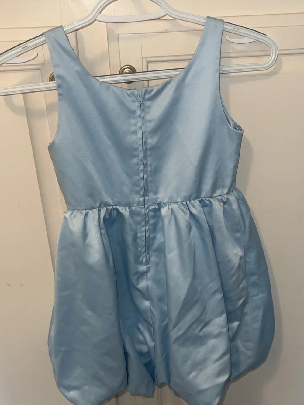 The Children’s Place Girls Size 8 Blue Satin Party Dress